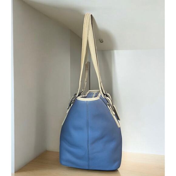 Vintage Coach 9847 Legacy West Leather Market Tote Bag & 6780 Skinny Wristlet - Picture 4 of 16